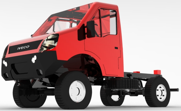 Iveco Daily 55S18W 4X4п܇ģ3DD SolidworksOӋ