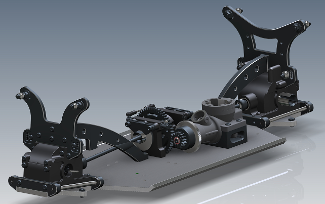 Chassis RCb܇ױP3D(sh)ģD STPʽ