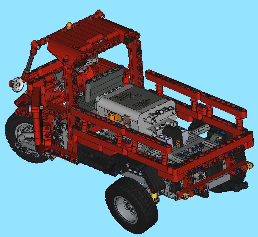 Lego Piaggio APEƴb݆܇ģ3DD SolidworksOӋ STEPʽ