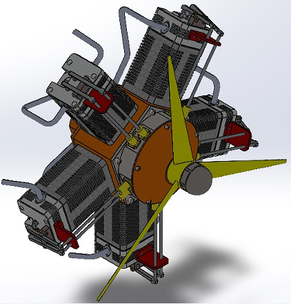 Motor RadiaΰlәC3DģD SolidworksOӋ ̈D