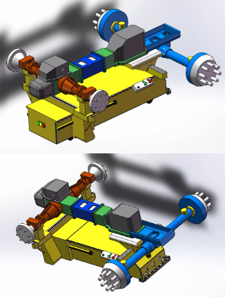 AGCС܇AGVС܇3D(sh)ģD SolidworksO(sh)Ӌ(j)