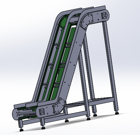 Railing Conveyor Frame朙ڗUݔ͙C3DģD STEP IGSʽ