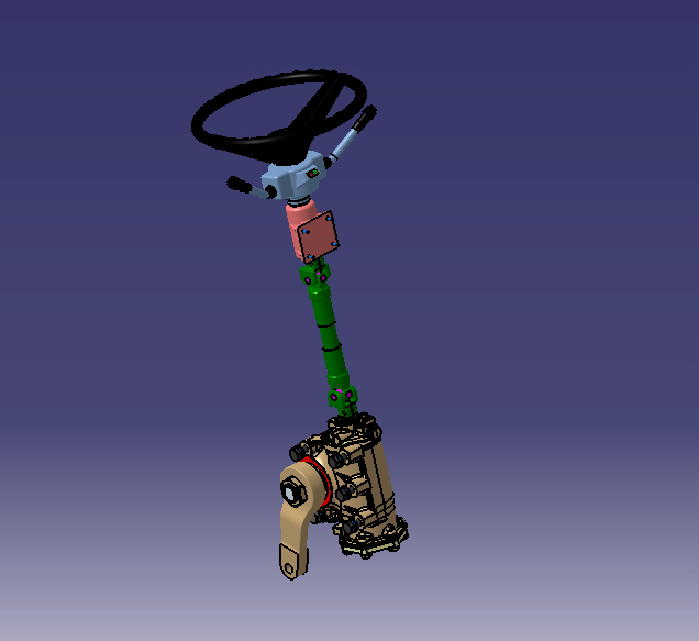 vertical steering boxֱD(zhun)䷽P3D(sh)ģD STP IGSʽ