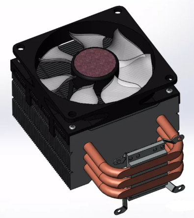 CoolerMaster Hyper TX3 Evo CPUɢ3DD SolidworksO(sh)Ӌ(1)