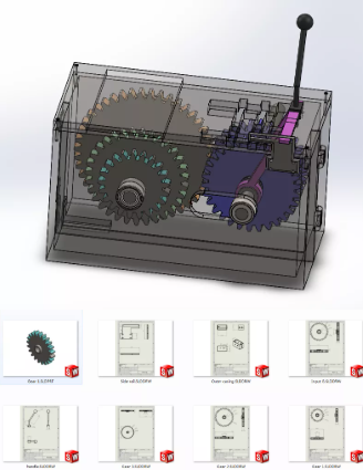 gearһboxһdesignu_X݆3DģD SolidworksOӋ ̈D