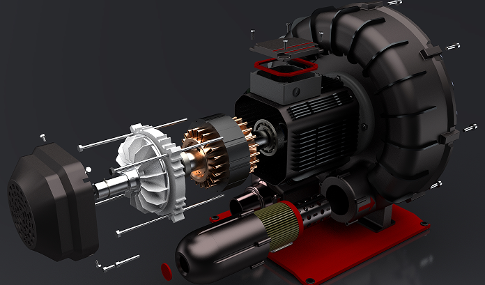 Vacuum pumpձ3DģD Solidworks2021OӋ STEPʽ