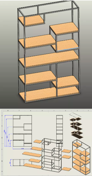 Shelves Model؛ܺģ3DģD SolidworksOӋ STEP