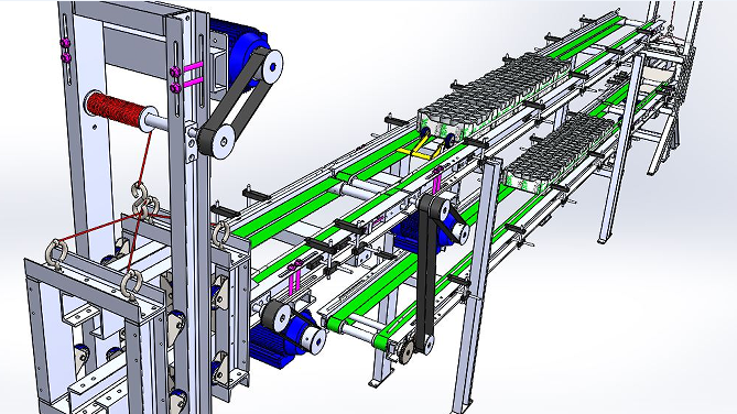dualһlayerһbeltһconveyorpӎʽݔ͙C(j)3D(sh)ģD x_t stepʽ
