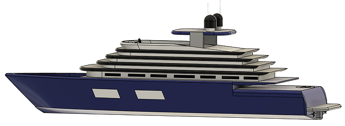 super yacht 62Mͧ3DD STEP STLʽ