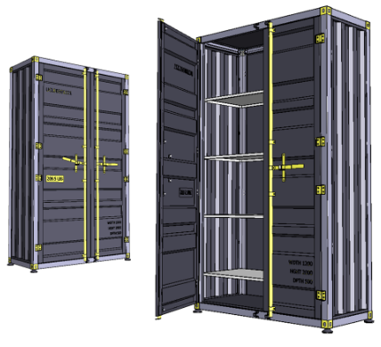 Container Wardrobeb¹3D(sh)ģD STPʽ