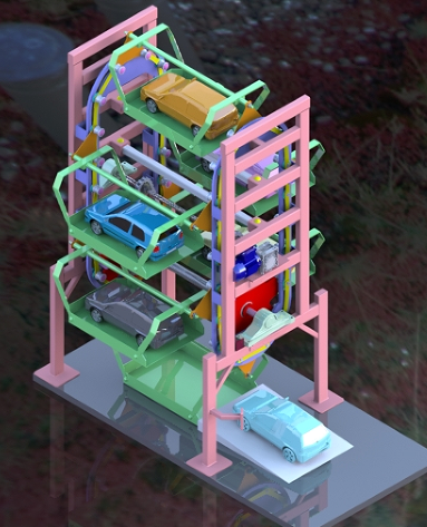 rotatingһparkingwͣ܇3DģD SolidworksOӋ