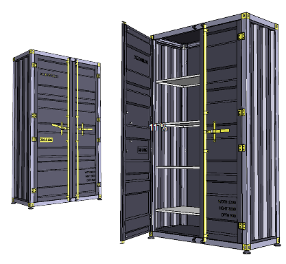 Container Wardrobeb¹3DģD STPʽ
