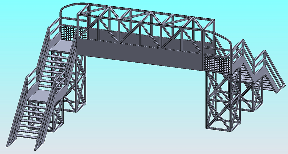 Footbridgeģ3DD SolidworksOӋ