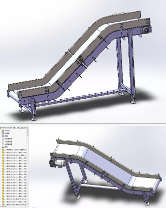 bag conveyorʽݔ͙C3DģD STEP IGSʽ