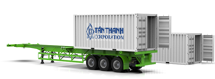 TRAILER 45FT 45Ӣ߼b܇3DģD STEPʽ