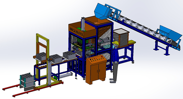 Brick Block MachineuKC3DģD x_t igs stepʽ