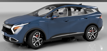 KIA Sportage Hybrid 2022τI܇3DģD STEPʽ