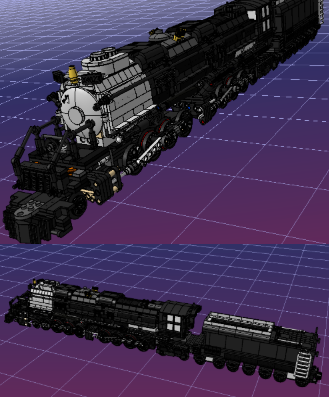 Big Boy X4023DʽC܇ƴbģ3DD STPʽ