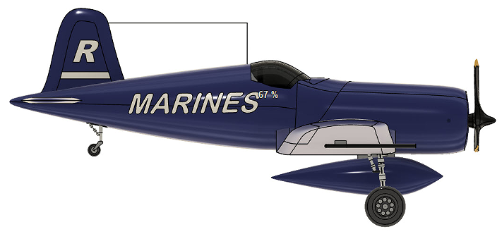 Vought F4U𶷙Cģ3DD STEP STLʽ