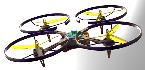 quadcopterһdroneSo˙C(j)(jin)ģ3DD STPʽ