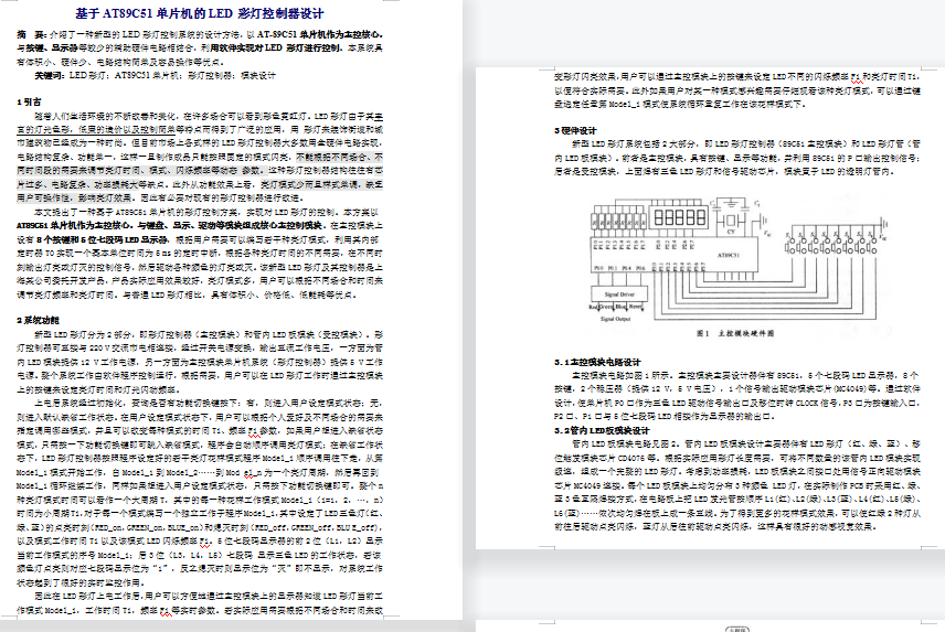 AT89C51ƬCLEDʟOӋ
