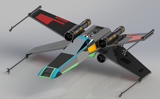 xһwing(zhn)(zhn)Ş3D(sh)ģD SolidworksO(sh)Ӌ(j)