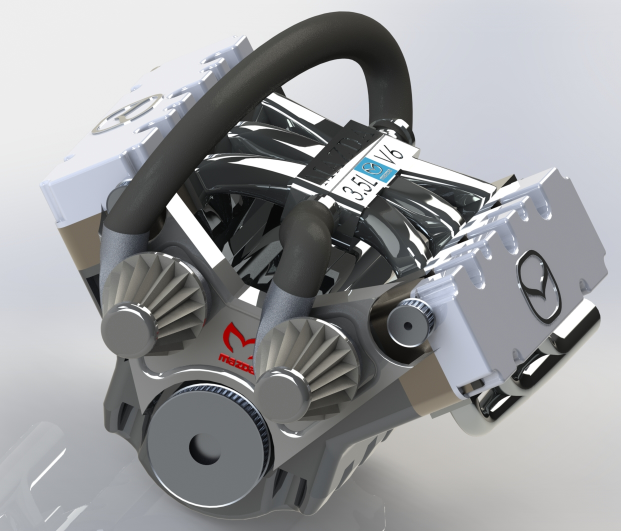 35.L Mazda V6lәCģ3DD SolidworksOӋ