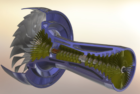 Gas Turbine Engineȼ݆ClәCģ3DD Solidworks