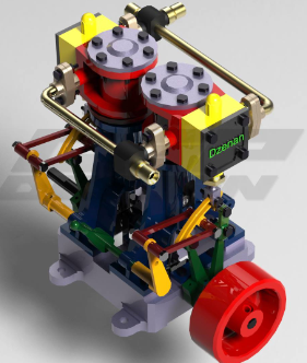 MOTOR SKLOPpװl(f)әC(ni)Y(ji)(gu)3D(sh)ģD CATIAO(sh)Ӌ