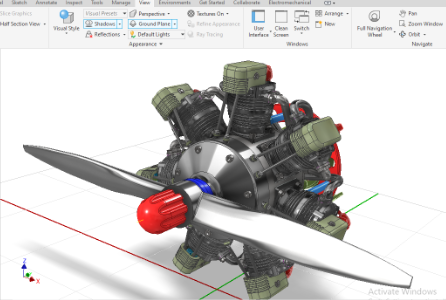 RotaryһEngine 7ΰlәC3DD STP ƽ湤̈D