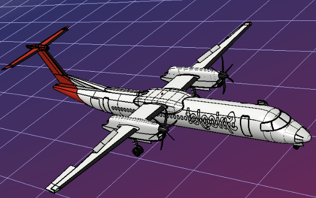  Q400u݆wC3D(sh)ģD STEPʽ