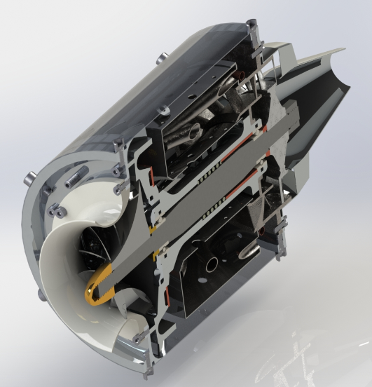 Motor a Jato MW 54u݆lәC3DģD SolidworksOӋ