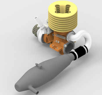 RCb܇lәCEngine MKIIģ3DD InventorOӋ