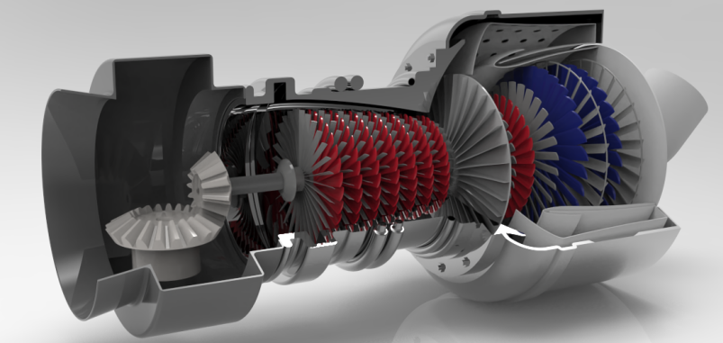Turboshaft EngineuSlәCʾģ3DD SolidworksOӋ IGS