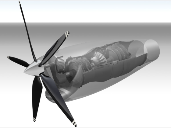 Turboprop Engineu݆l(f)(dng)C(j)SģD catiaO(sh)Ӌ(j) STP