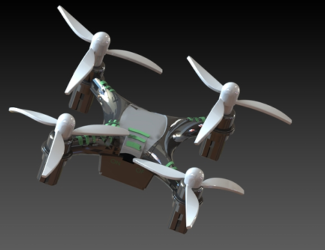 Mini DroneSo˙C(j)3D(sh)ģD SolidworksO(sh)Ӌ