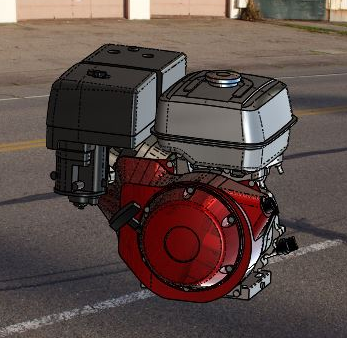 Honda gx340һ390lәC3Dģ͈D STEPʽ