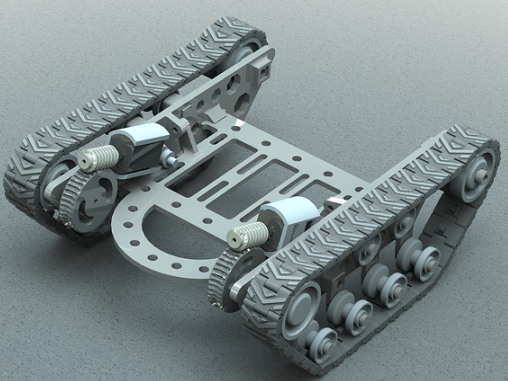 RC TankĎb܇ױP3D(sh)ģD SolidworksO(sh)Ӌ(j)