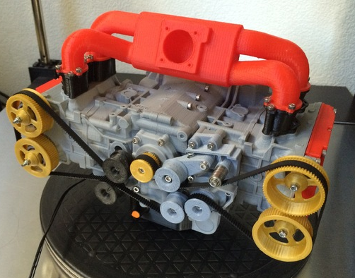 ˹SUBARU WRX EJ20ˮƽðlәC3DӡD STLʽ