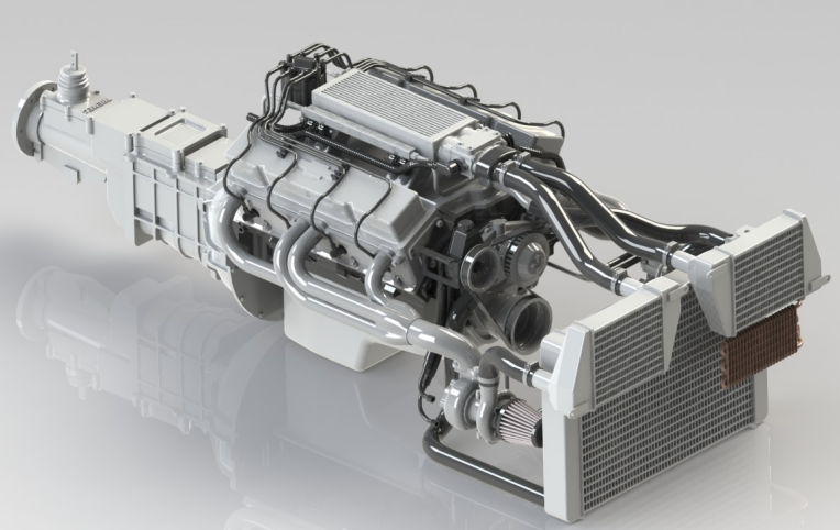 ͨ܇V8 350l(f)әC3DD SolidWorksOӋ STEP