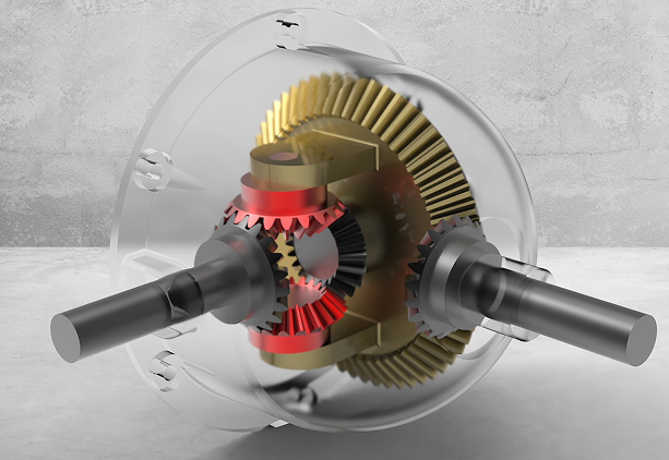 Differential GearX݆C3DģD SolidworksOӋ STEP
