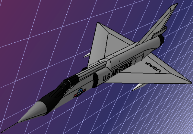 Convair Fһ106𶷙Cģ3DD STEP STLʽ