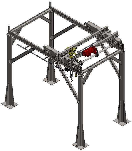 Estudo ponte rolanteؙC(j)Y(ji)(gu)3DD STEP IGS X_Tʽ