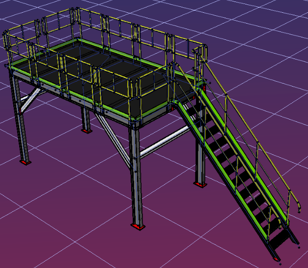 Industrial siteIƽ_ݽY3DD STPʽ