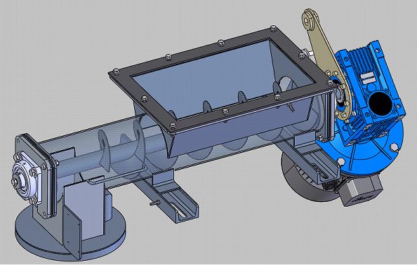 screwһconveyorݔ͙C3DģD IGSʽ