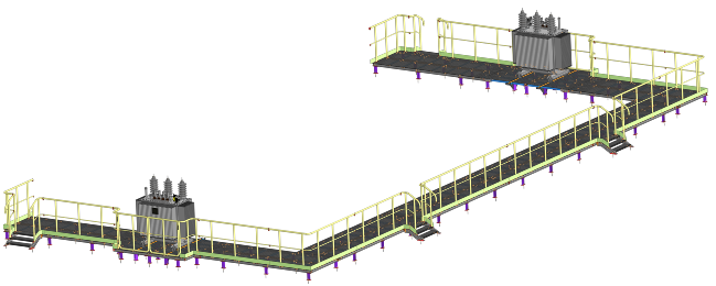 Substation site׃վƽ_(ti)3D(sh)ģD STPʽ
