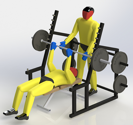 Barbell Rack⏼3D(sh)ģD SolidworksO(sh)Ӌ(j)