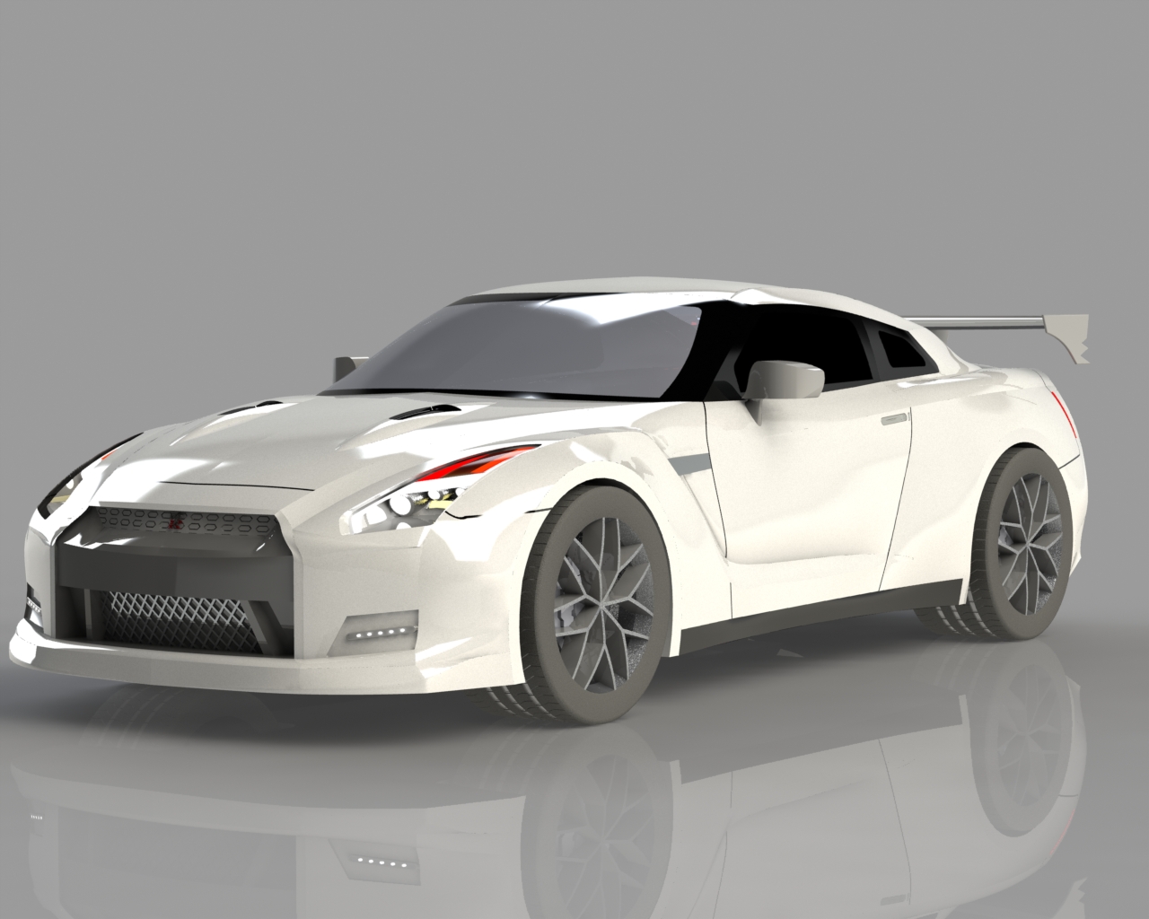 NissanGTR܇ģ3DD SolidworksOӋ