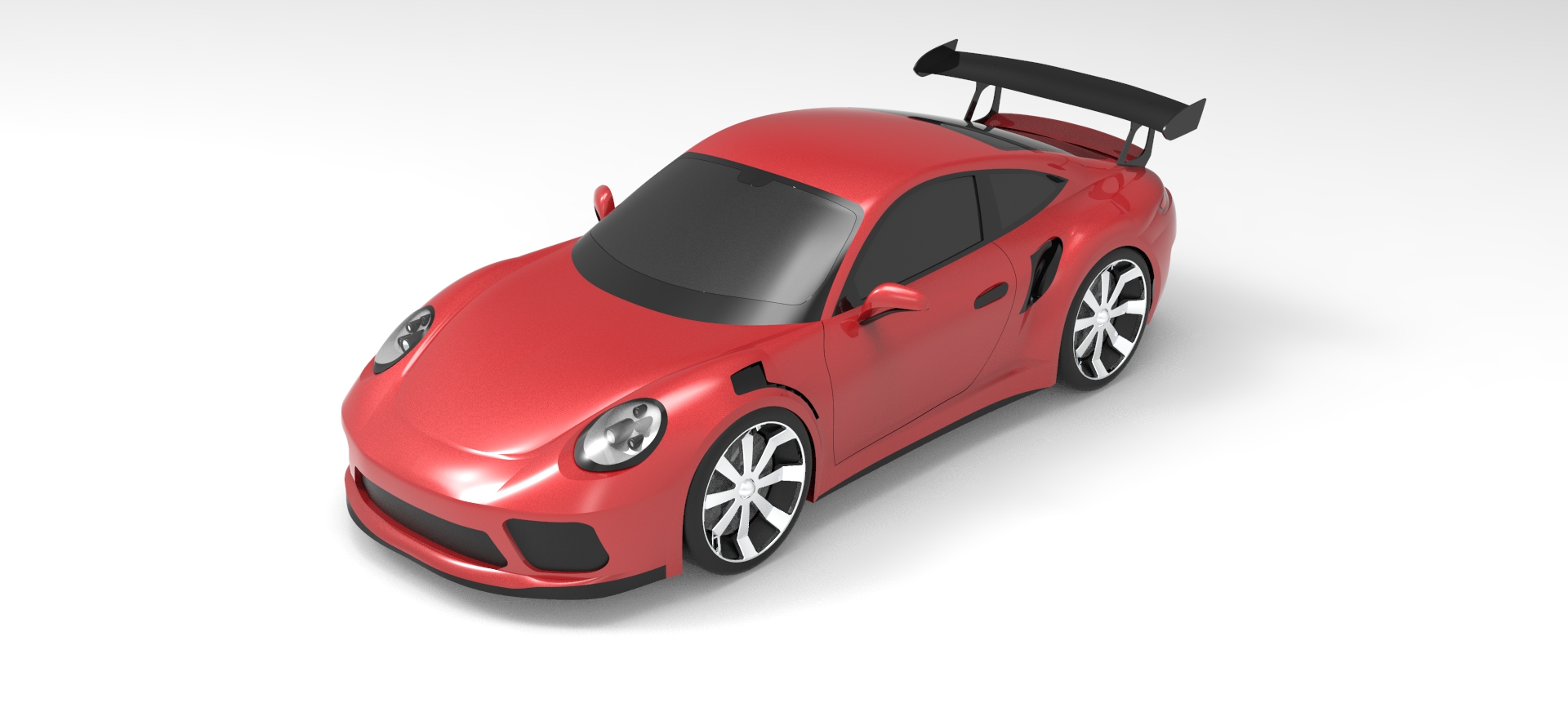 porsche 911 gt3܇(jin)⚤3D(sh)ģD SolidworksO(sh)Ӌ(j)