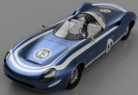 Ecurie Ecosse LM69܇ģ3DD STEP f3dʽ